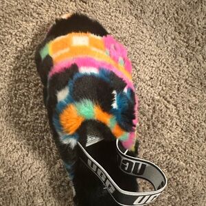 UGG Fluffy Multicolor Slippers